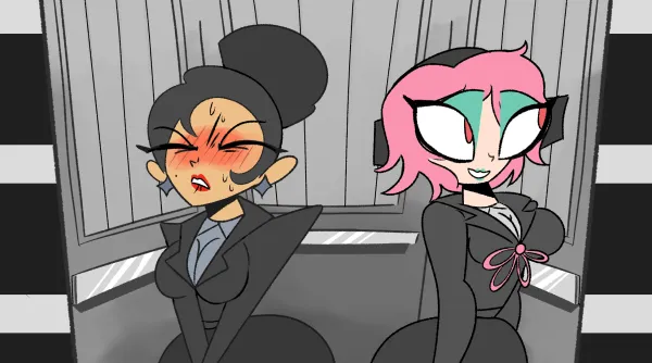 Stuck-Up Boss Woman Elevator Poop Desp