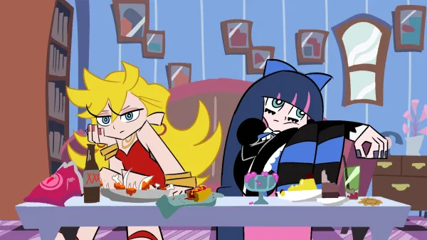 Panty & Stocking Poop Desperation/Messing